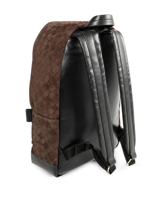 Bottega Veneta Brown Leather Backpack for men