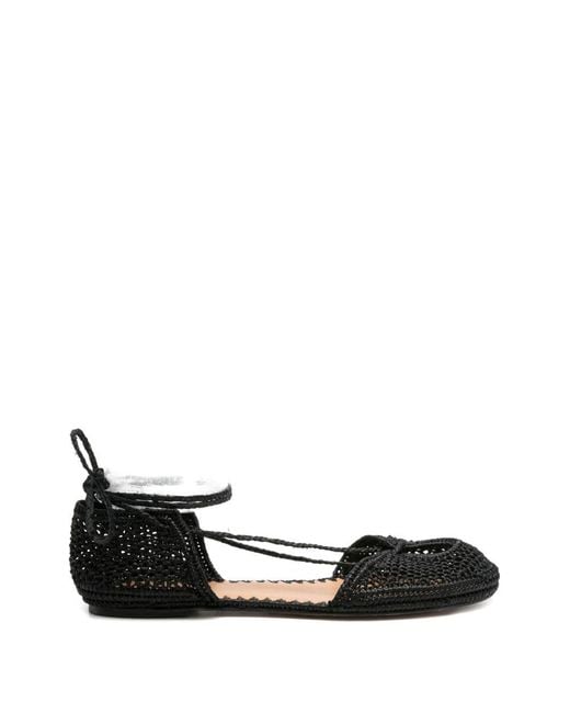 Odissi Black Lima Rafia Espadrilles