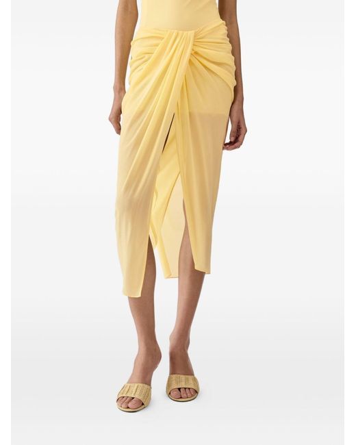 Jacquemus Metallic La Jupe Pareo