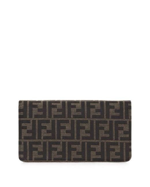Fendi White Tube Ff Wallet On Chain