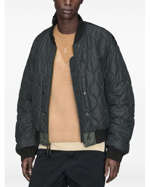 Maison Margiela Black Reversible Bomber Jacket for men