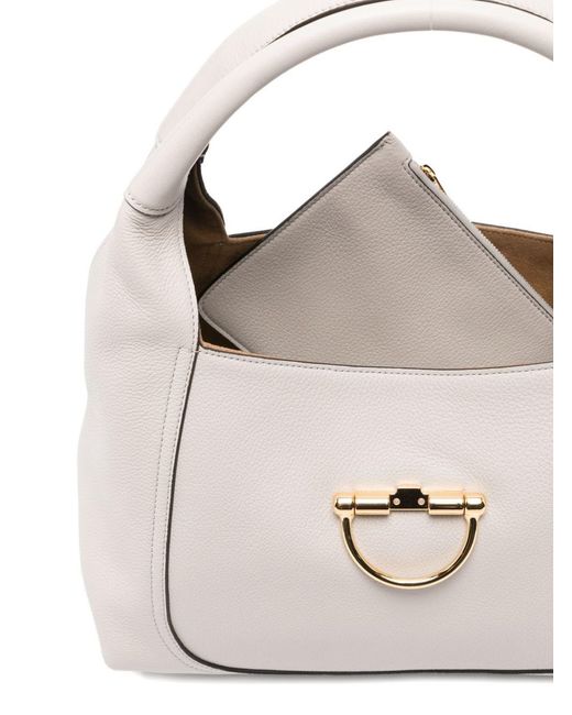 Gucci White Softbit Shoulder Bag