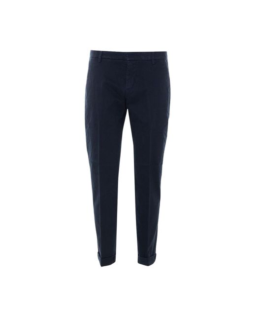 Dondup Blue Gaubert Slim-Fit Pants for men