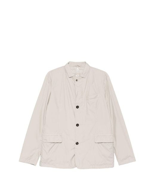 Heskimo White Overshirt With Logo for men