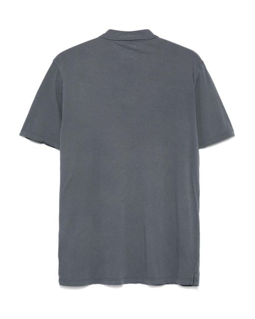 Hartford Gray Cotton Polo Shirt for men