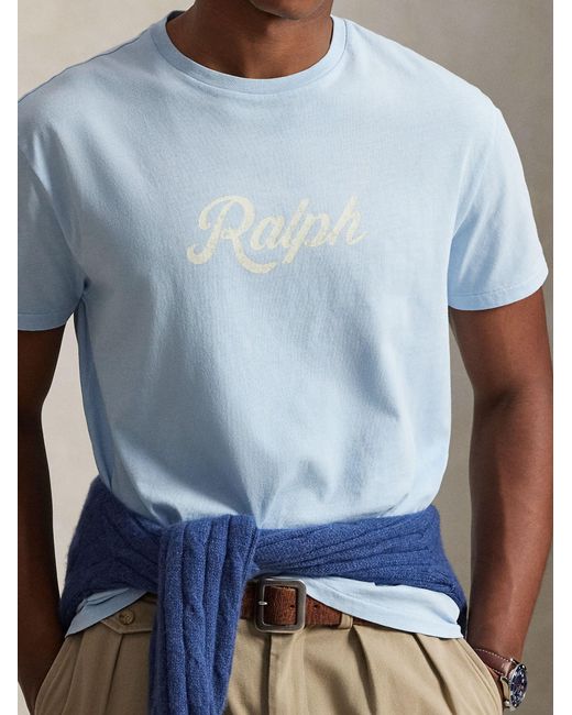 Polo Ralph Lauren Blue The Ralph Logo T-Shirt for men