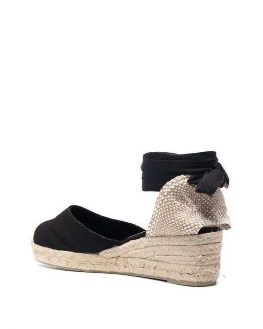 Castaner Black Carina Canvas Espadrilles