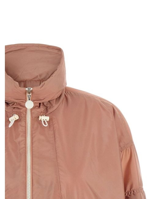 Moncler Pink Marmacy Nylon Blouson Jacket