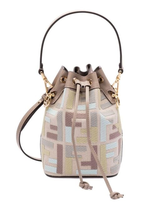 Fendi Green Mon Tresor Mini Bucket Bag