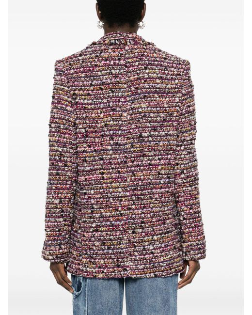 Isabel Marant Purple Etienne Wool Blazer Jacket