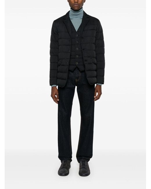 Herno Black Il Panciotto Down Vest for men