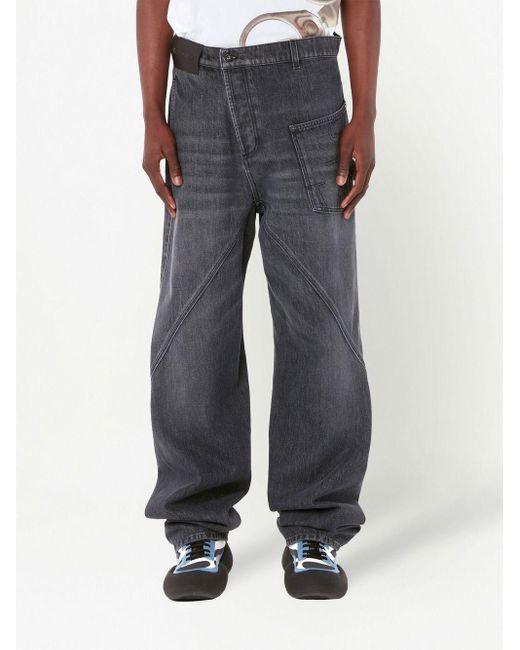 J.W. Anderson Gray Twisted Workwear Jeans