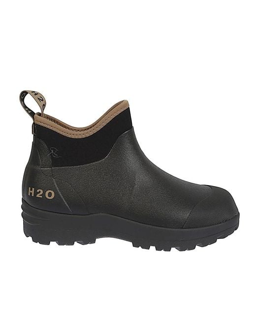 H2O SPORTSWEAR Black Rubber Boots