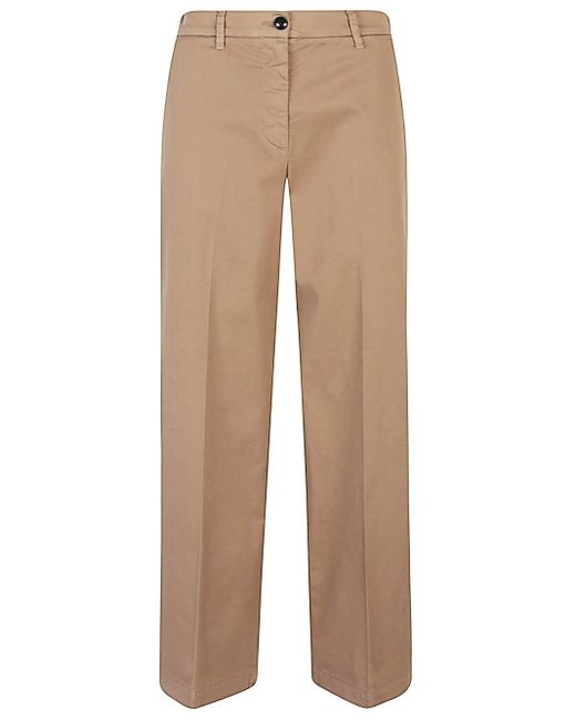 I LOVE MY PANTS Natural Coco Cotton Trousers