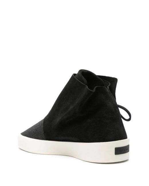 Fear Of God Black Moc Bead-detail Suede Sneakers for men