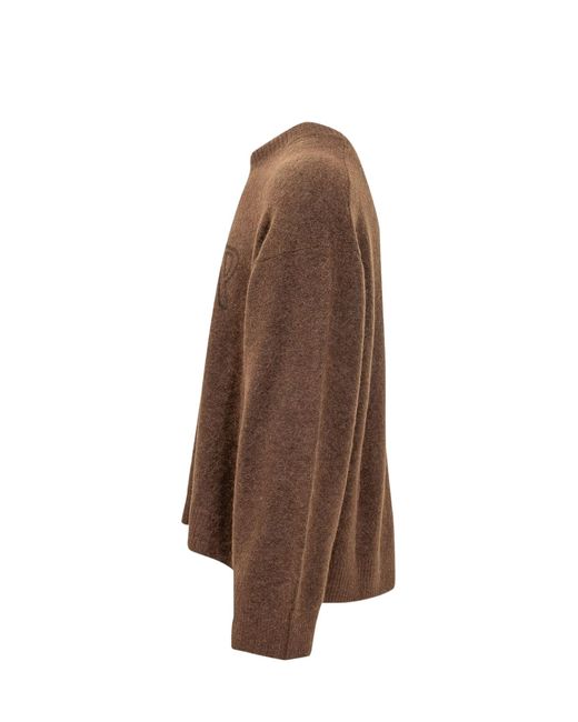 Represent Brown Sweatshirt With Logo for men
