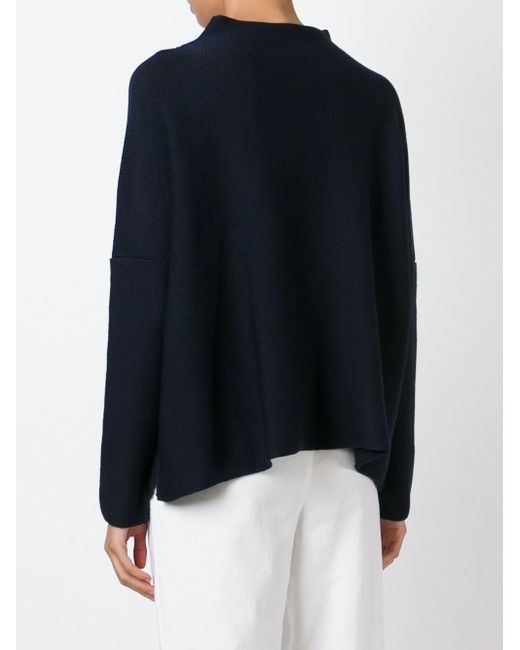 Daniela Gregis Blue Wool Turtle-Neck Sweater