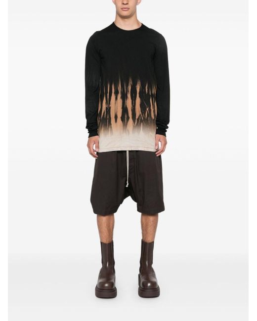Rick Owens Black T-Shirt With Print for men