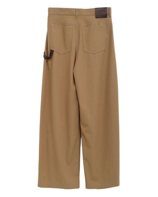 Loewe Natural Carpenter Cotton Trousers for men