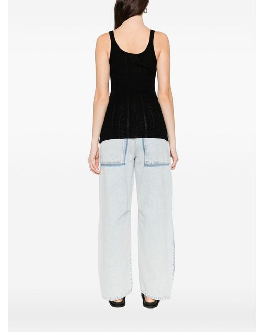 Herskind Black Hedra Wool Tank Top