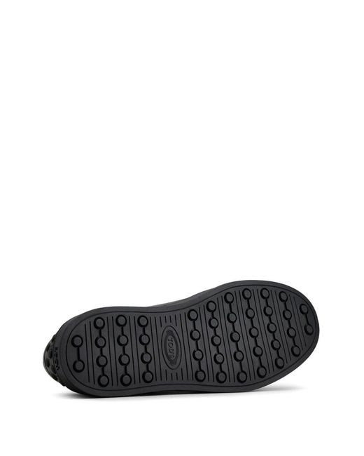 Tod's Black Leather Sneakers for men