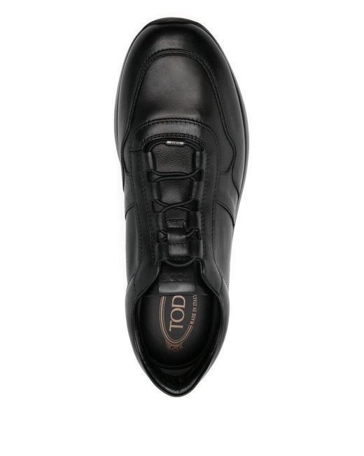 Tod's Black Dot Leather Sneakers for men