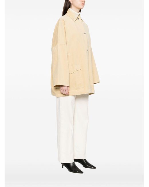 Totême Natural Cotton Overshirt Jacket