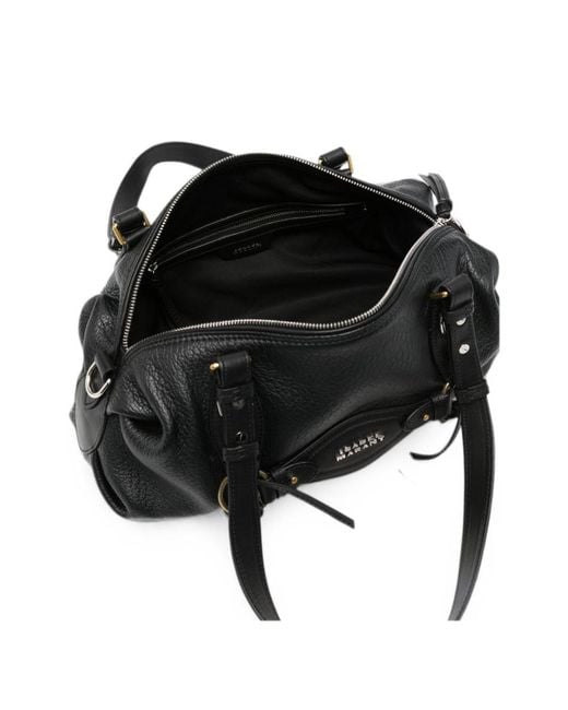 Isabel Marant Black Talpa Mini Leather Shoulder Bag