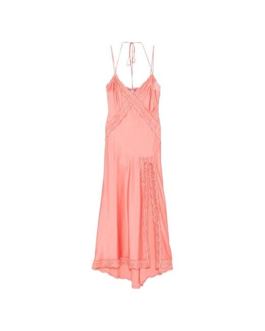 LES FILLES D'EVA Pink Viscose Dress