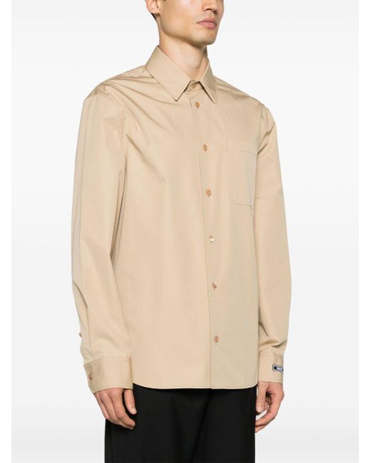 Versace Natural Cotton Shirt for men
