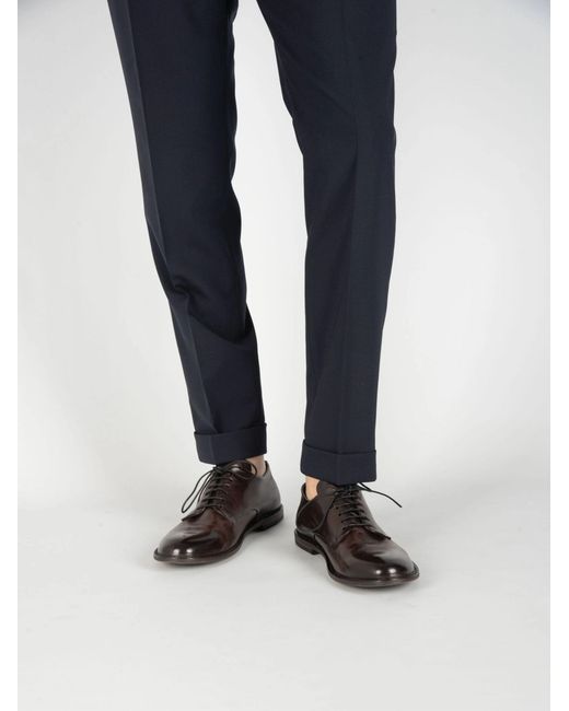 Berwich Blue Chiaia Trousers for men