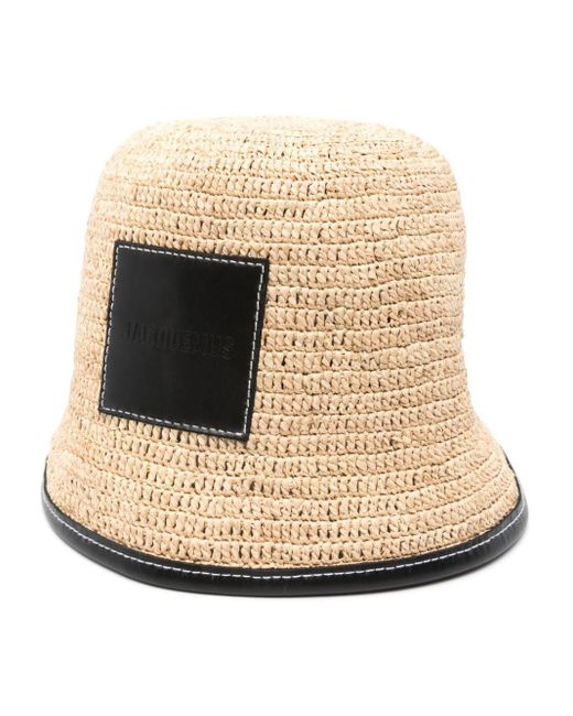 Jacquemus Natural Le Bob Soli Bucket Hat