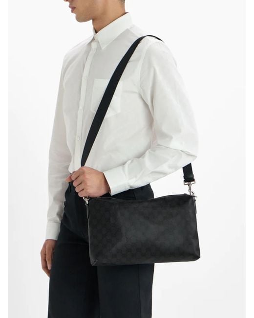 Gucci Black Medium Essence Classic Bag for men