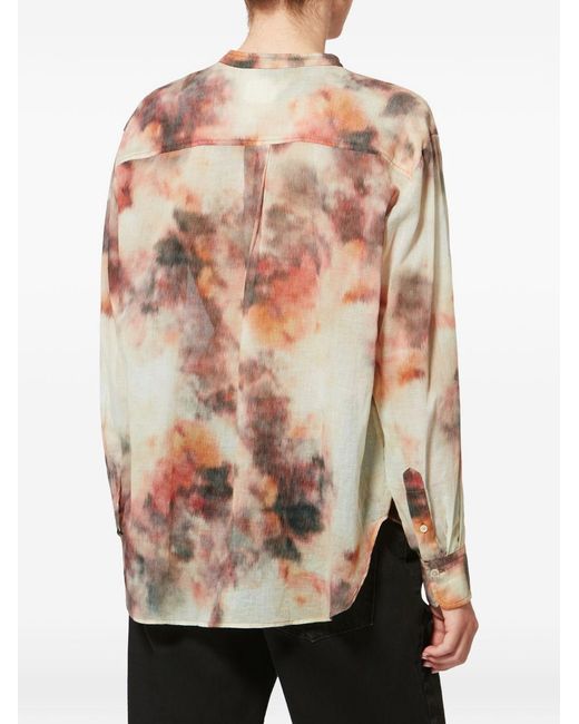 Isabel Marant Natural Mexika Printed Cotton Shirt