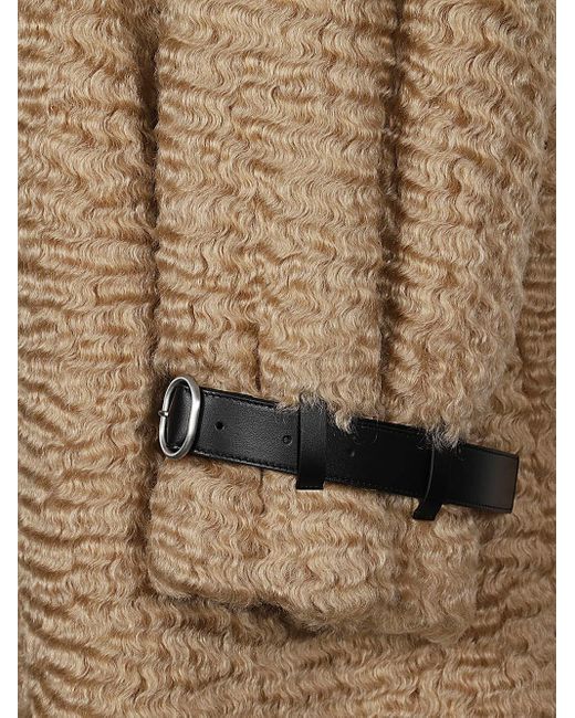 Jil Sander Natural Wool Coat