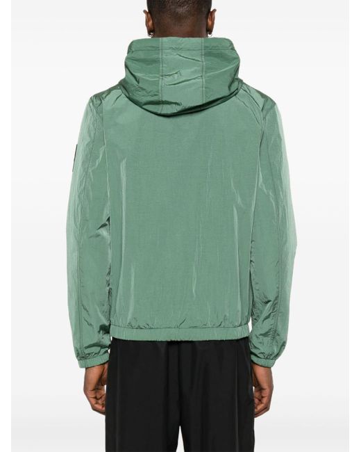 Peuterey Green Itapua Reversible Hooded Jacket for men