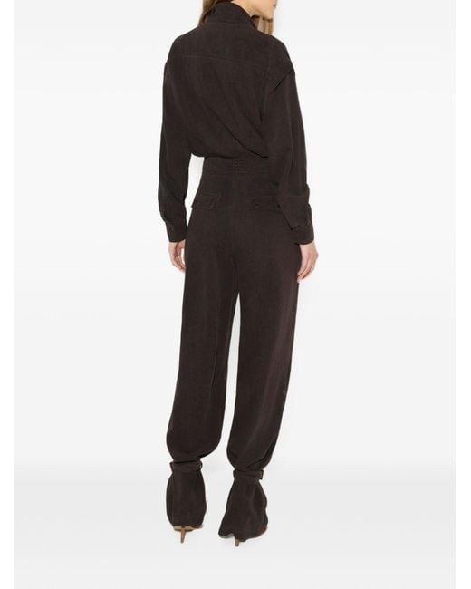 Elisabetta Franchi Black Long Jumpsuit
