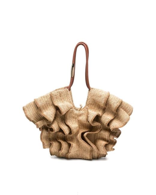 Zimmermann Natural Goldentime Medium Rafia Tote