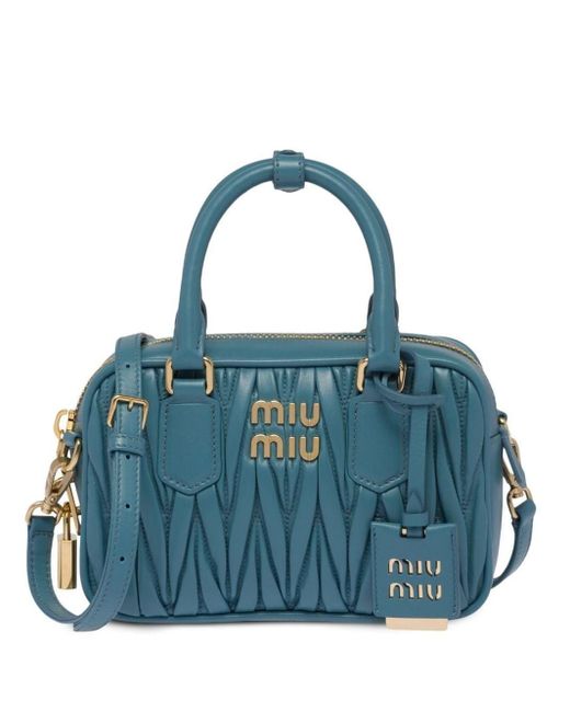 Borsa Arcadie di Miu Miu in Blue