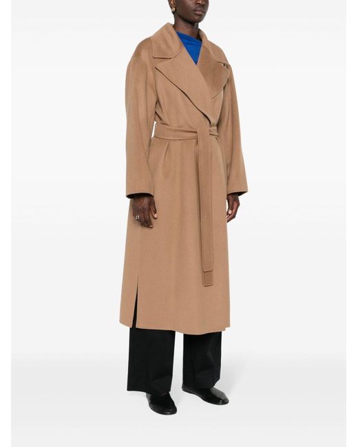 Max Mara Natural Wool Long Coat