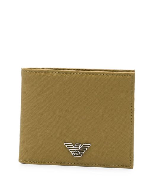 Emporio Armani Natural Logo Bifold Wallet for men