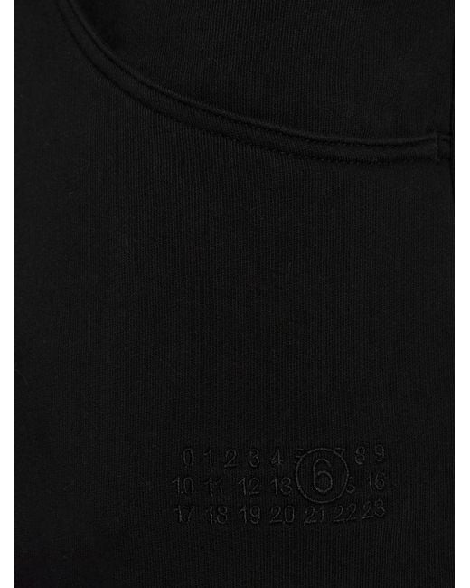 MM6 by Maison Margiela Black Cotton Trousers for men