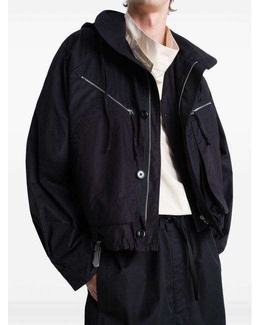 Lemaire Black Parachute Blouson for men