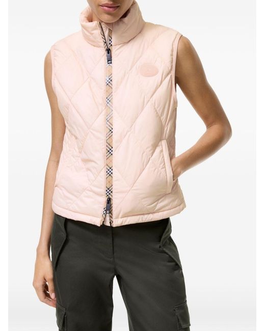 Burberry Pink Down Vest
