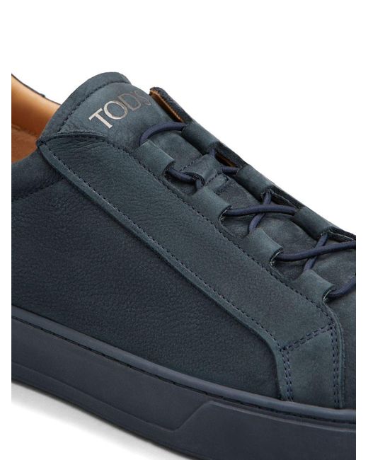 Tod's Blue "Softy Nabuk" Sneakers for men