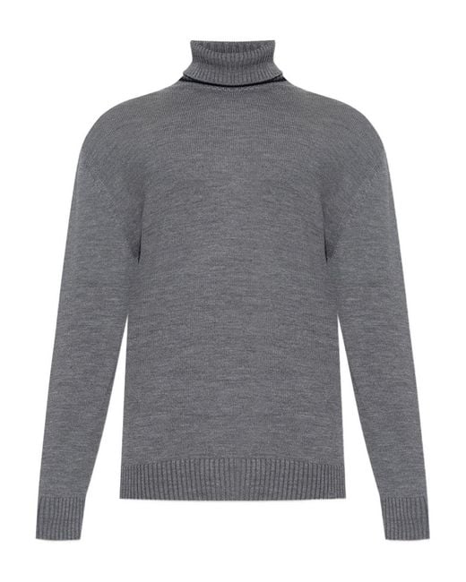 Paul & Shark Gray Turtleneck Sweater for men