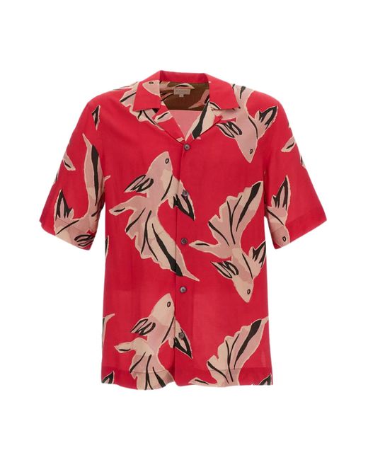 Paul Smith Red Oversized Shirt for men