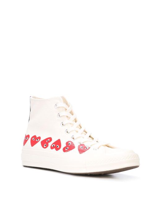 comme des garcons converse high top womens