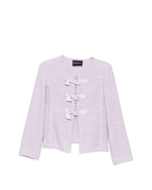 Emporio Armani Purple Blazer Jacket