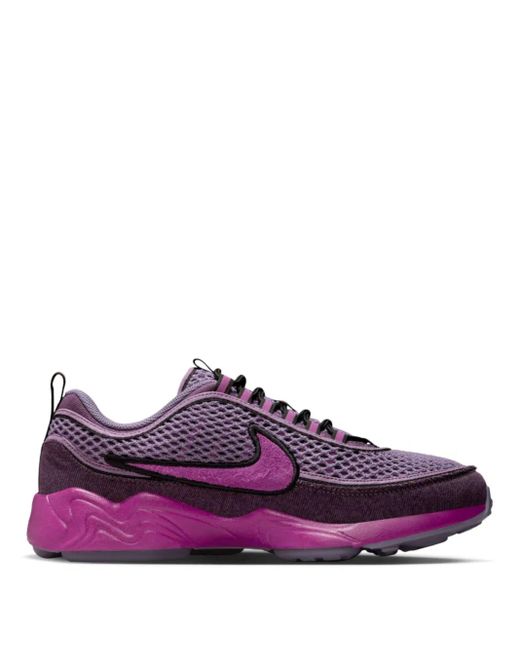 Nike Purple Air Zoom Spiridon Prm Mesh-Panel Sneakers for men